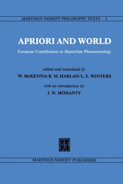 L.E. Winters, R.M. Harlan, W. Mckenna - Apriori and World, E-bok