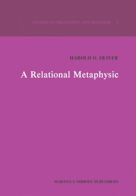 H.H. Oliver - Relational Metaphysic, E-bok