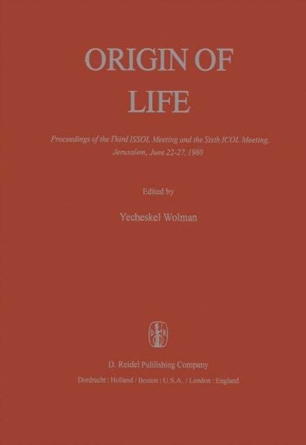 Y. Wolman - Origin of Life, E-bok
