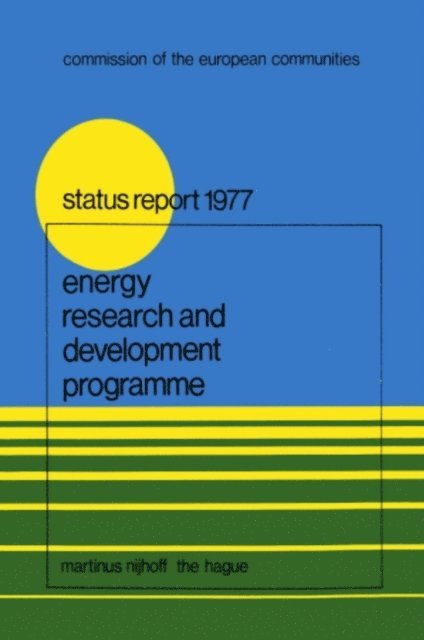 DG for Research Science & Education CEC - Energy Research and Development Programme, E-bok