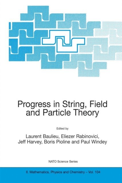 Paul Windey, Boris Pioline, Jeff Harvey, Eliezer Rabinovici, L. Baulieu - Progress in String, Field and Particle Theory, E-bok