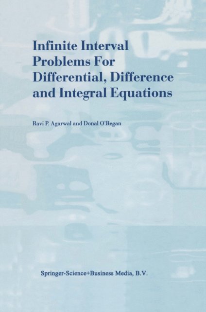 Donal O'Regan, R.P. Agarwal - Infinite Interval Problems for Differential, Difference and Integral Equations, E-bok