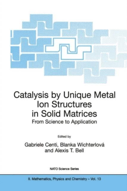 Alexis T. Bell, Blanka Wichterlova, Gabriele Centi - Catalysis by Unique Metal Ion Structures in Solid Matrices, E-bok