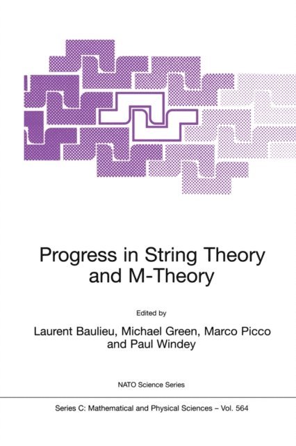 Paul Windey, Marco Picco, Michael Green, L. Baulieu - Progress in String Theory and M-Theory, E-bok