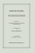 Ideen zu einer Reinen Phänomenologie und Phänomenologischen Philosophie