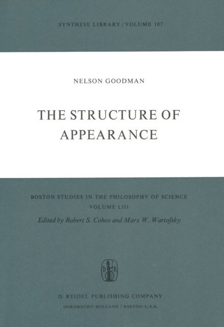 Nelson Goodman - Structure of Appearance, E-bok