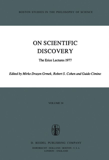 Guido Cimino, Robert S. Cohen, Mirko Drazen Grmek - On Scientific Discovery, E-bok