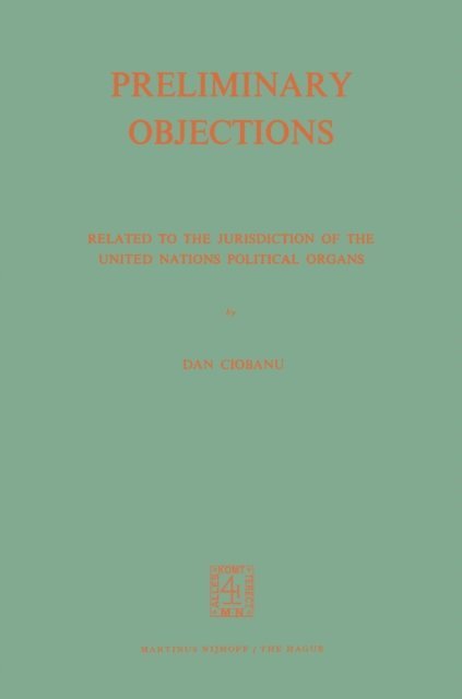 D. Ciobanu - Preliminary Objections, E-bok