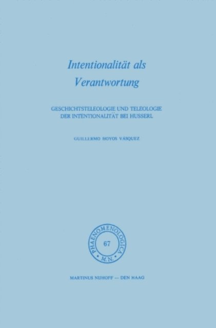 Hoyos G. Vasquez - Intentionalitat als Verantwortung, E-bok