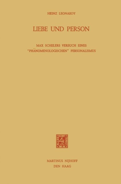 H. Leonardy - Liebe und Person, E-bok