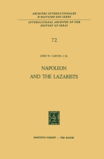 John W. Carven - Napoleon and the Lazarists, E-bok