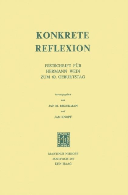 J. Knopf, J.M. Broekman - Konkrete Reflexion, E-bok