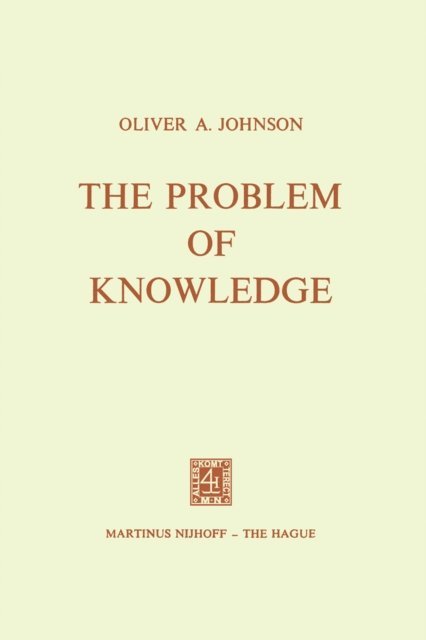 O.A. Johnson - Problem of Knowledge, E-bok