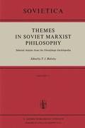 Themes in Soviet Marxist Philosophy