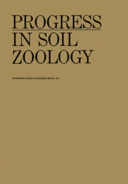 J. Vanek - Progress in Soil Zoology, E-bok