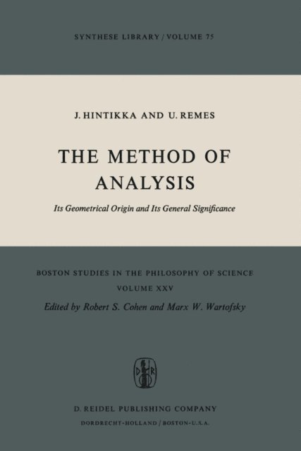 U. Remes, Jaakko Hintikka - Method of Analysis, E-bok
