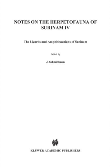 M.S. Hoogmoed - Notes on the herpetofauna of Surinam IV, E-bok