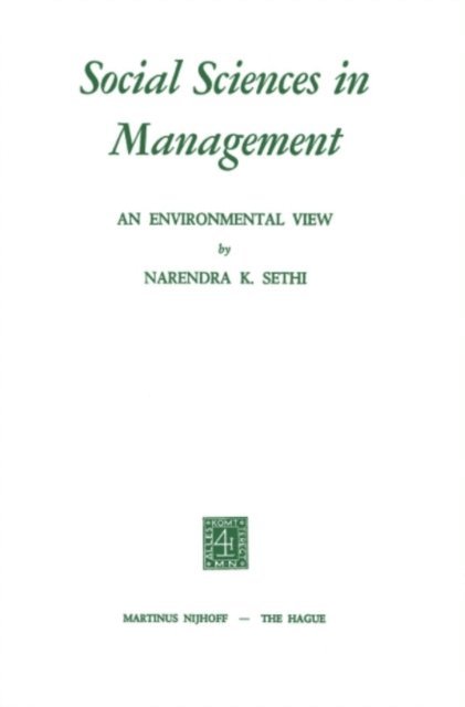 N.K. Sethi - Social Sciences in Management, E-bok