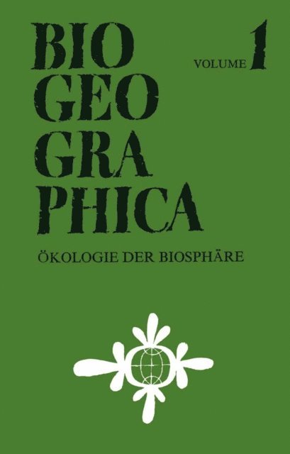 J. Schmithusen - Ökologie Der Biosphäre, E-bok
