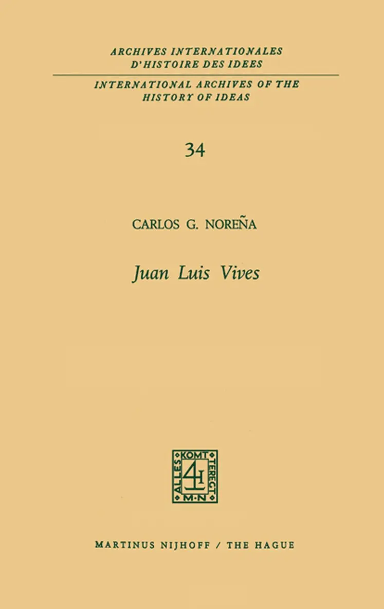 Carlos G. Noreña - Juan Luis Vives, Häftad. Tillgänglighet: Lägg i varukorg