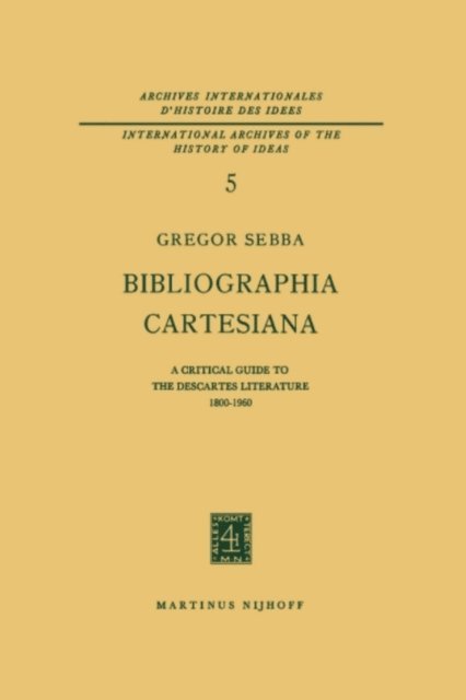 Gregor Sebba - Bibliographia Cartesiana, E-bok