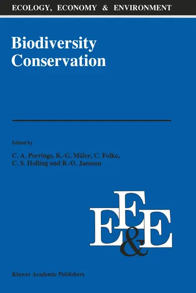 Charles A. Perrings, Karl-Göran Mäler, Carl Folke, C.S. Holling, Beng-Owe Jansson - Biodiversity Conservation, Häftad