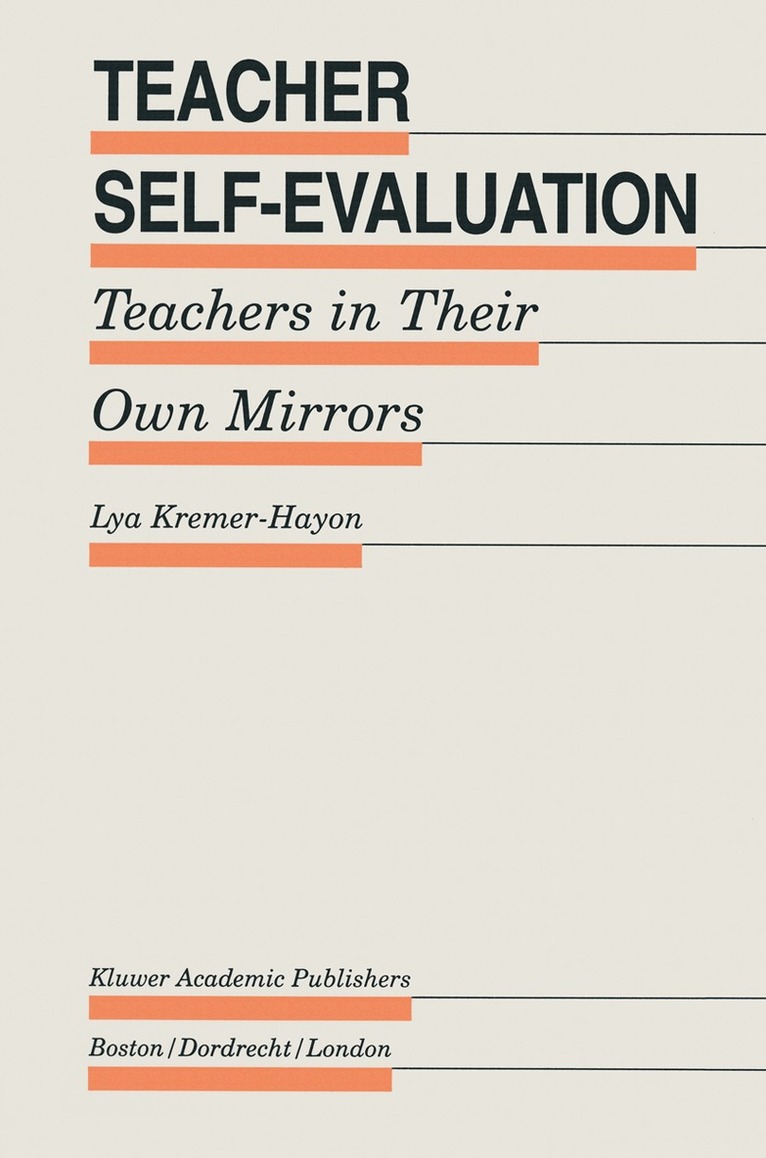 Lya Kremer-Hayon - Teacher Self-Evaluation, Häftad