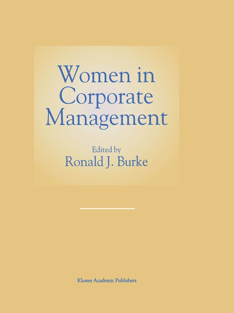 Ronald J. Burke - Women in Corporate Management, Häftad