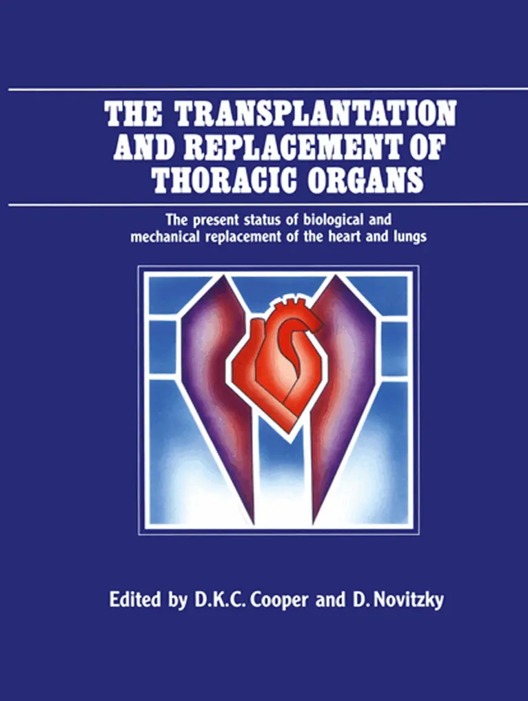 D.K. Cooper, Dimitry Novitzky - Transplantation and Replacement of Thoracic Organs, Häftad. Tillgänglighet: Lägg i varukorg