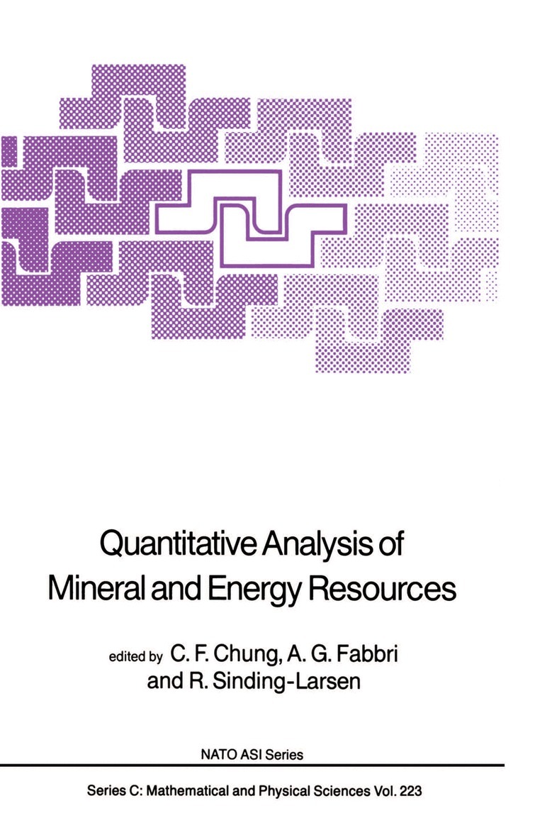 C.F. Chung, Andrea G. Fabbri, R. Sinding-Larsen - Quantitative Analysis of Mineral and Energy Resources, Häftad