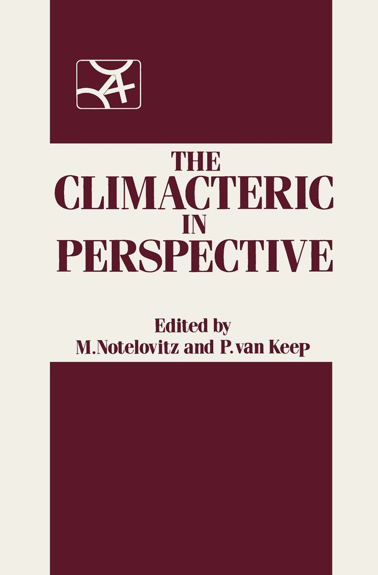 M. Notelovitz, P.A. van Keep - Climacteric in Perspective, Häftad. Tillgänglighet: Lägg i varukorg