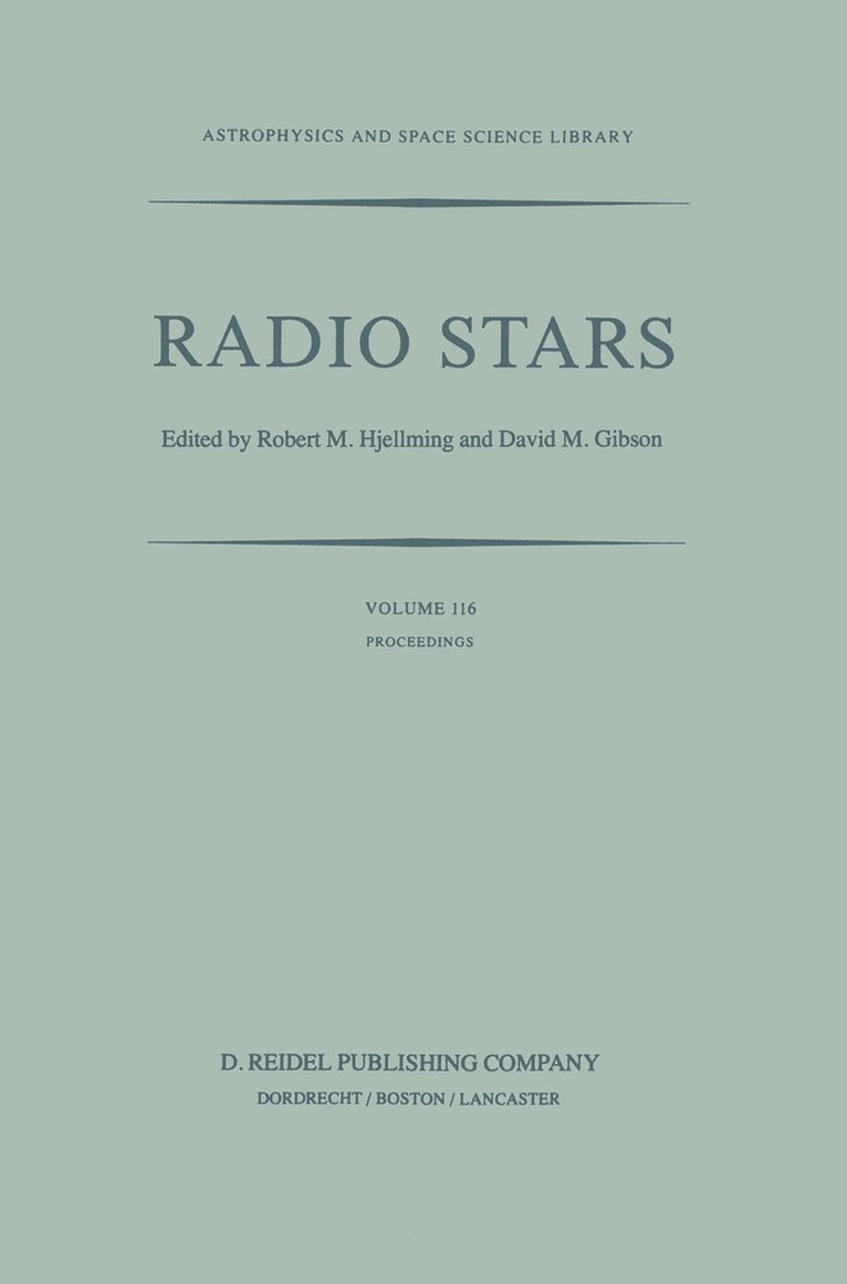 R. Hjellming, David M. Gibson - Radio Stars, Häftad