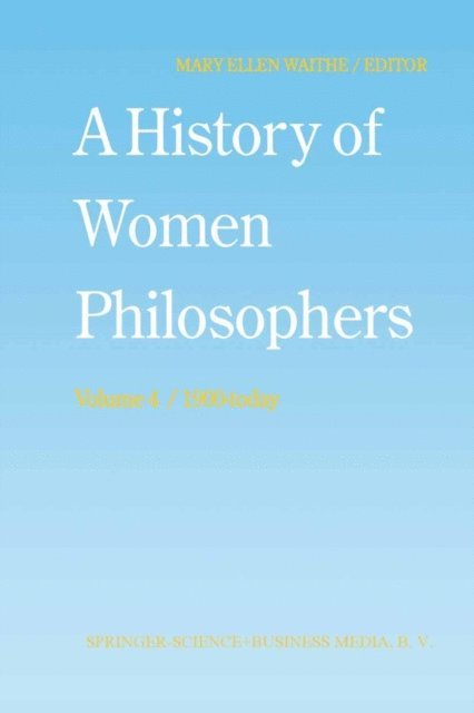 M.E. Waithe - History of Women Philosophers, E-bok