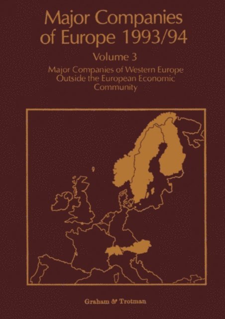 C. P. Wilson, S. E. Hornig, S. Blackburn, A. Wilson, R. M. Whiteside - Major Companies of Europe 1993/94, E-bok
