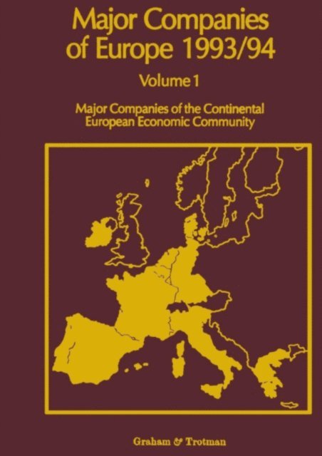 C. P. Wilson, S. E. Hornig, S. Blackburn, A. Wilson, R. M. Whiteside - Major Companies of Europe 1993/94, E-bok