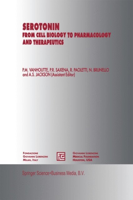 Nicoletta Brunello, Rodolfo Paoletti, P.R. Saxena, Paul M. Vanhoutte - Serotonin, E-bok