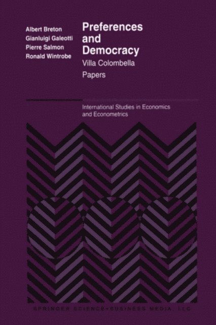 R. Wintrobe, P. Salmon, P. Galeotti, Alb. Breton - Preferences and Democracy, E-bok