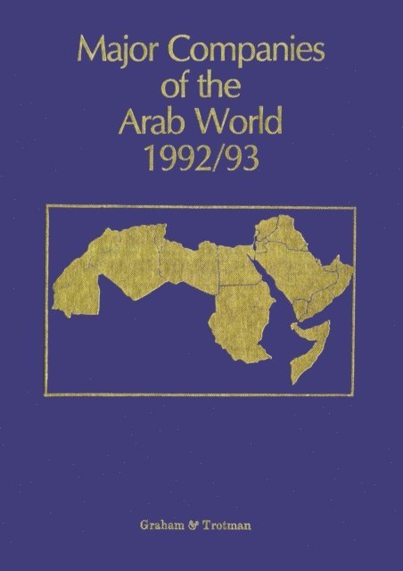 G. Bricault - Major Companies of the Arab World 1992/93, E-bok