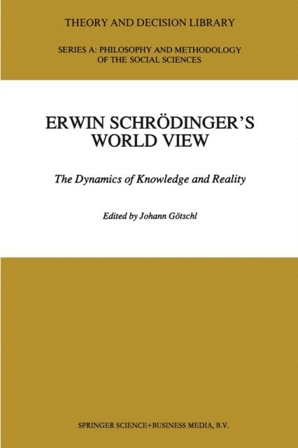 Johann Gotschl - Erwin Schrodinger's World View, E-bok