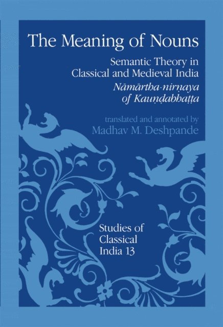 M.M. Deshpande - Meaning of Nouns, E-bok