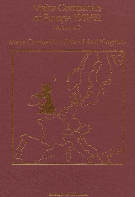 J. Forsyth - Major Companies of Europe 1991/92, E-bok