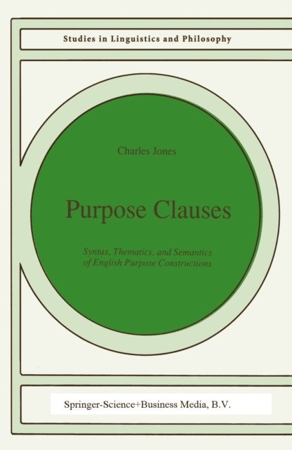 C. Jones - Purpose Clauses, E-bok