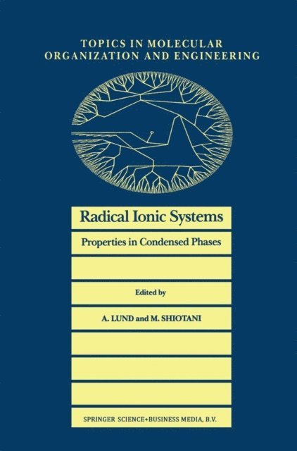 Masaru Shiotani, Anders Lund - Radical Ionic Systems, E-bok