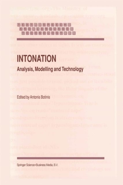 A. Botinis - Intonation, E-bok