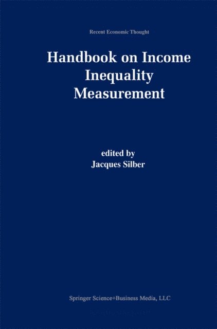 Jacques Silber - Handbook of Income Inequality Measurement, E-bok