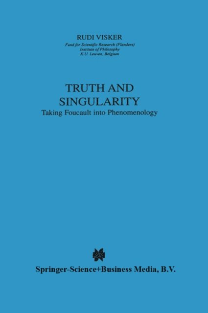 Rudi Visker - Truth and Singularity, E-bok