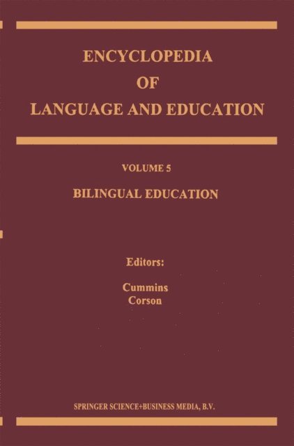 P. Corson, Jim Cummins - Bilingual Education, E-bok