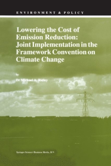 M.A. Ridley - Lowering the Cost of Emission Reduction: Joint Implementation in the Framework Convention on Climate Change, E-bok