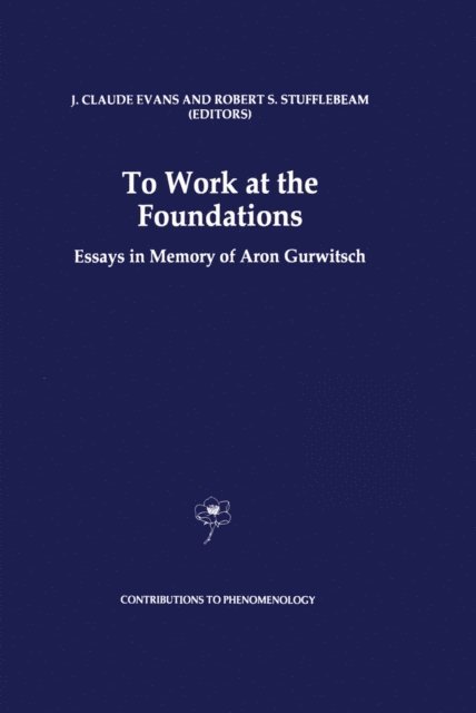 Robert S. Stufflebeam, J. Claude Evans - To Work at the Foundations, E-bok