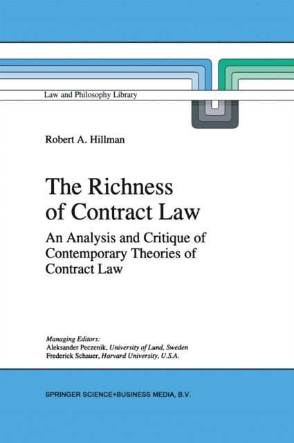 R.A. Hillman - Richness of Contract Law, E-bok
